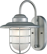 Millennium 5390-GA Transitional One Light Wall Bracket from R Series Collection in Pwt, Nckl, B/S, Slvr. Finish | Lumora