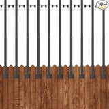 AILBTON 2.6Ft String Light Poles 10 Pack,Light Poles for Outside Lights,Outdoor with Fence Brackets Hanging | Lumora