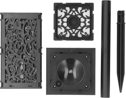 Hyuduo Outdoor Solar Pathway Lights with Upgraded Solar Panel, IP65, Auto Charging, Ideal for Pathways, Gardens, Patios