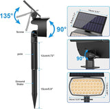 108 LED Solar Spot Lights Outdoor, Solar Lights Outdoor IP65 Waterproof, 3 Modes Solar Landscape Spotlights, Large | Lumora