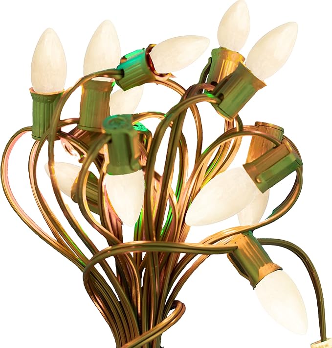 EST. LEE DISPLAY L D 1902 Indoor ＆ Outdoor String Light C7 E12 Ceramic Christmas Replacement Bulbs Solid Opaque | Lumora