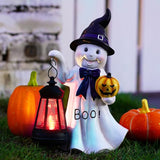 Halloween Decoration Ghost Solar Statue Outdoor - Cute Halloween Decor for Garden Home Patio Balcony : Unique Gifts | Lumora