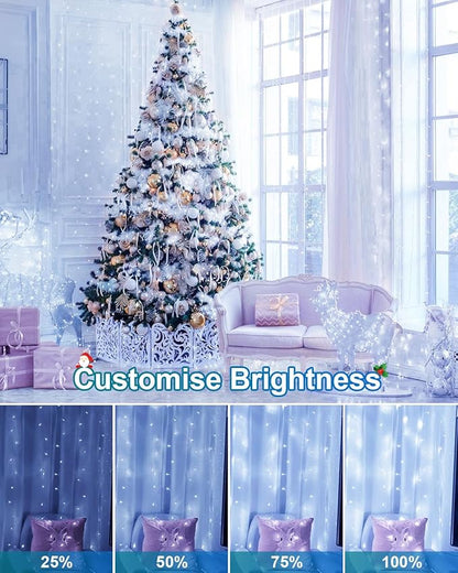 552FT 1400 LED Christmas Lights, Extra Long Outdoor String Lights Waterproof, Timer & Memory, 8 Modes Dimmable Plug in Fairy for Outside Tree Wedding Patry Cool White