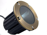 LED Low Voltage Landscape Lighting Well Lights 173 - Solid Brass In Ground Lights - Outdoor Security Flood Light | Lumora