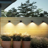 3W LED Outdoor Exterior Wall Step Down Light Fixture Lamp Black Finish Warm White | Lumora