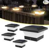 T-SUN 4X4 Post Solar Lights, Outdoor Waterproof RGB Color Changing Light for 4X4 5X5 6X6 Wood/Vinyl/Fence Posts | Lumora