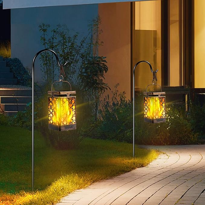 TomCare Solar Lights Upgraded Solar Pathway Lights