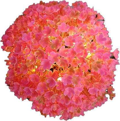 ZJchao Solar Ball Light Outdoor Garden Decorative for Courtyard (Pink)