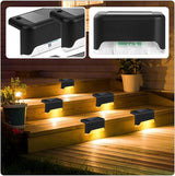 VALICLUD Solar Fence Lights 5pcs Waterproof LED Deck Lights with Warm White Solar Step Lighting for Outdoor Garden | Lumora
