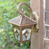 Outdoor Lamp Post Light Outdoor Glass Retro Traditional Edison Waterproof Wall Lamp Wall Fixture Vintage E27 Garden | Lumora