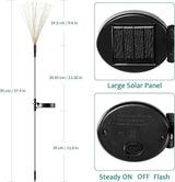 JJGoo Solar Firework Lights, 4 Pack 120 LEDs 2 Lighting Modes Solar Garden Lights Outdoor Waterproof for Yard Patio | Lumora