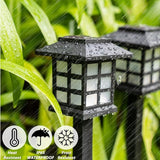 Solar Outdoor Lights,8 Pack LED Light Outdoor Waterproof, Solar Walkway Lights Maintain 8 Hours of Lighting for | Lumora