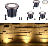 LED Well Light, In Ground Landscape Lights Low Voltage Outdoor, 12V IP67 Waterproof, Bright Wired Aluminum ORB for | Lumora