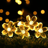 Fairy Lights Christmas Decorative Flower String Lights 33 Feet 100 LEDs, 8 Flash Modes with Tail Plug Connectable | Lumora