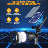 RGB Halloween Solar Spot Lights Outdoor, 36 LEDs Solar Lights Outdoor Color Changing Spot Lights for Halloween | Lumora