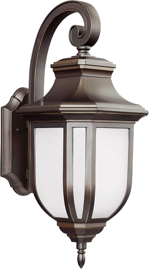 Generation Lighting 8736301EN3-71 Large One Light Outdoor Wall Lantern Antique Bronze