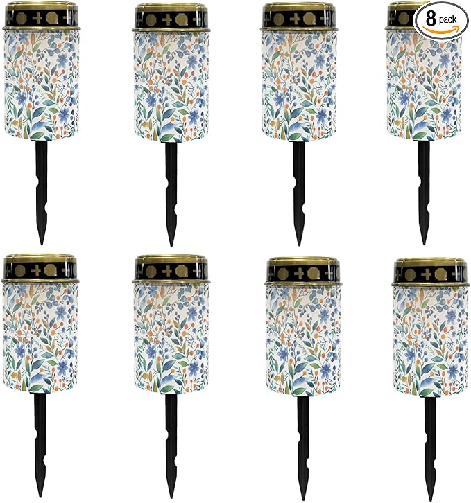 Leaves Blue Solar Light Outdoor Waterproof Solar Garden Lights Landscape Lighting Pathway Lights for Yard Patio Solar-Powered Fairy Lights for Outside,Warm White