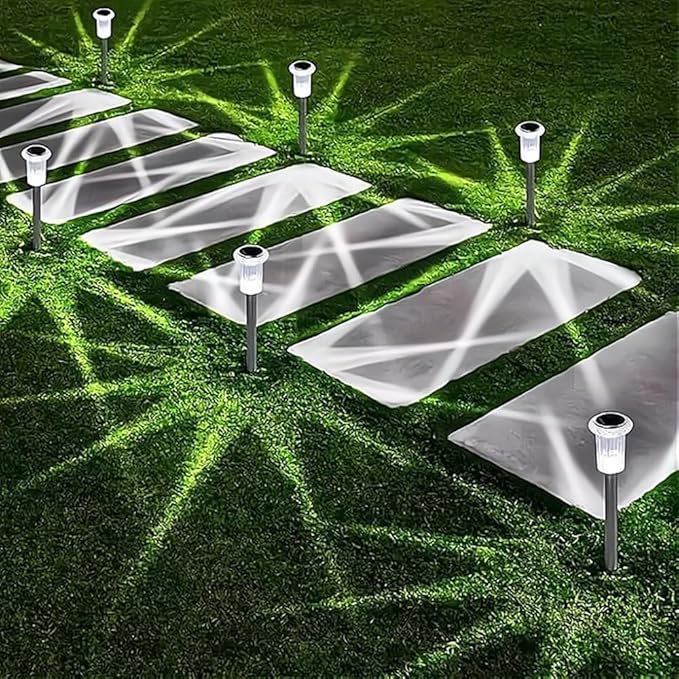 Solar Pathway Lights Outdoor – Waterproof Warm White LED Landscape Lighting for Yard, Garden, Driveway, Walkway, Patio, Lawn, Path (6)