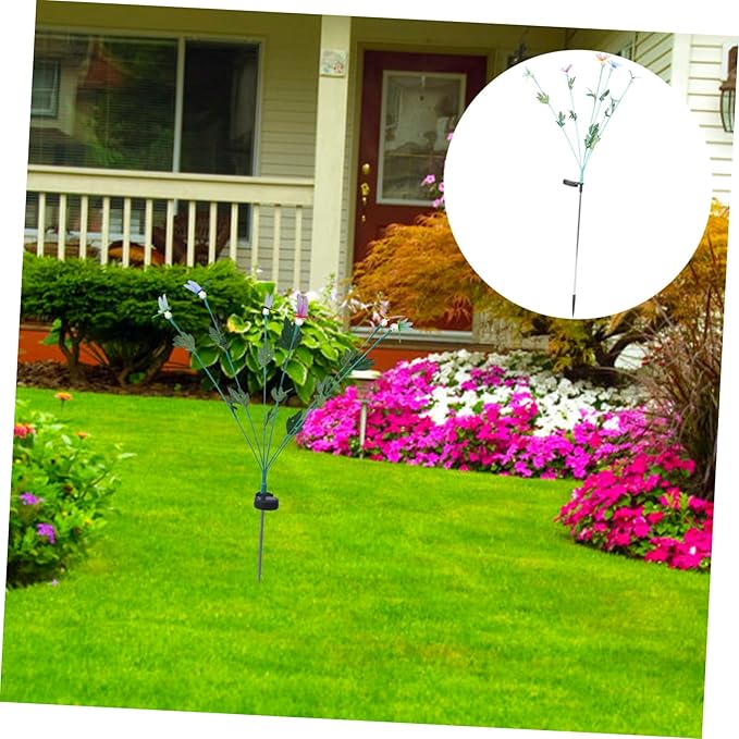 Uonlytech Solar Dragonfly Garden Stake Lights LED Solar Stake Lights for Outdoor Patio Decorative Landscape | Lumora