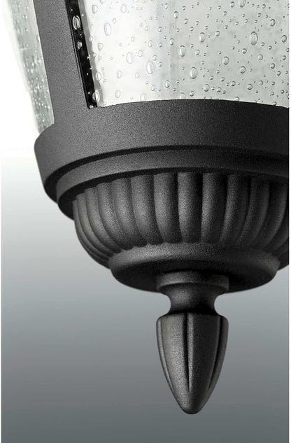 Progress Lighting Westport Collection 1-Light Clear Seeded Glass Traditional Outdoor Medium Wall Lantern Light Antique Bronze