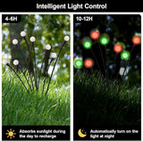 Solar Firefly Lights Outdoor Waterproof; 8 Modes Red and Green Firefly Swaying Solar Garden Lights Stakes for | Lumora