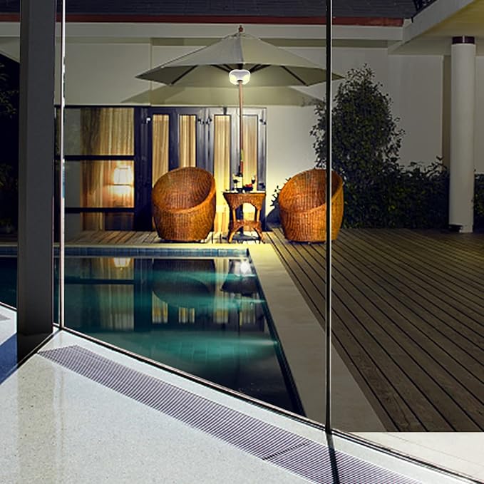 LUXSWAY Color Changing Patio Umbrella Light, Battery Operated - White | Lumora