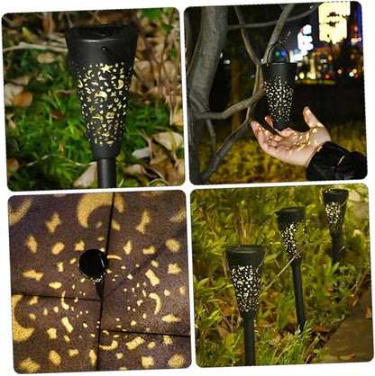 GLEAVI Solar Pathway Lights Outdoor Waterproof Solar Yard Lights Lawn Garden for Patio and Home Decor