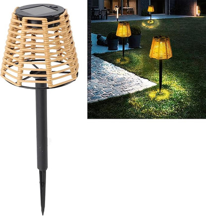 Solar Stake Light, Waterproof Decorative Woven Landscape Lamp, Solar Pathway Lights Outdoor Solar Lights Waterproof for Garden Lawn Walkway Courtyard