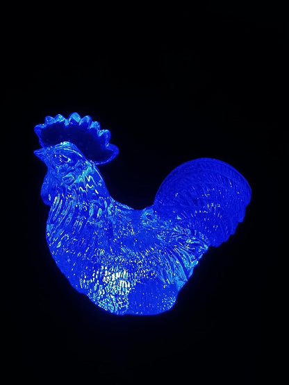 Starry Illuminate 1 PCS Solar Color Changing Style Garden Stake Light Pathway Stake Light (Rooster)