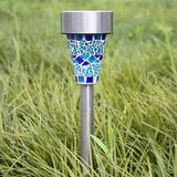 Uonlytech Solar Lawn Lamp, Solar Power Stainless Steel Mosaic Lawn Lamp, Solar Garden Lights - Outdoor Path Light | Lumora