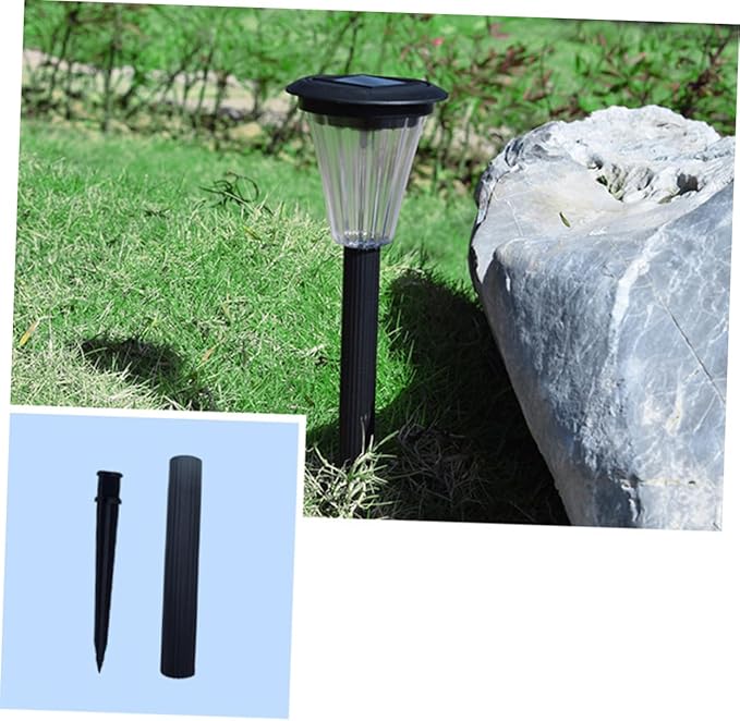 Angoily 6pcs Solar Walkway Lights Outdoor Led Landscape Garden Lights for Pathway Garden Patio Fence Pool Event Corrosion-Resistant