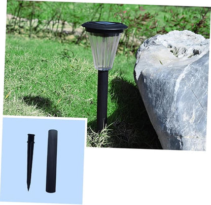 Angoily 6pcs Solar Walkway Lights Outdoor Led Landscape Garden Lights for Pathway Garden Patio Fence Pool Event Corrosion-Resistant