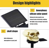 Skeleton LED Solar Light - Spooky Halloween Decoration for Garden, Yard Path, Yard Waterproof Outdoor Solar Light | Lumora
