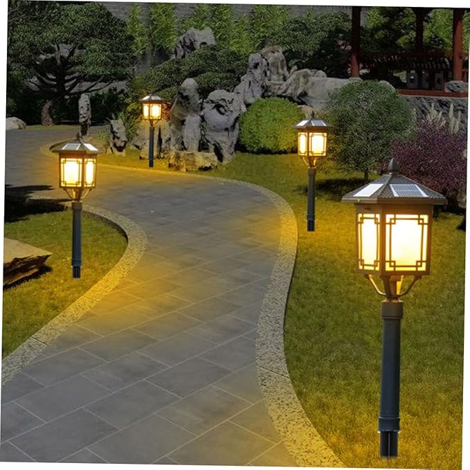 Lawn Light Accessories 15Pcs Solar Torch Light Extension Poles with Ground Stakes and Connector Kit for Outdoor | Lumora
