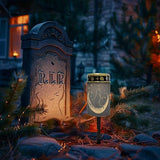 HUGS IDEA Moon Cat Solar Grave Lights Cemetery Decor Waterproof Solar-Powered Lanterns for Gardens, Patios & All | Lumora