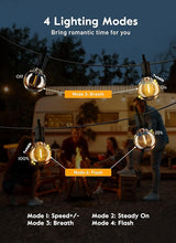 Brightown Led String Lights Outdoor 38Ft(28+10) with Remote Hooks and Clips, Patio String Lights for Outside with | Lumora