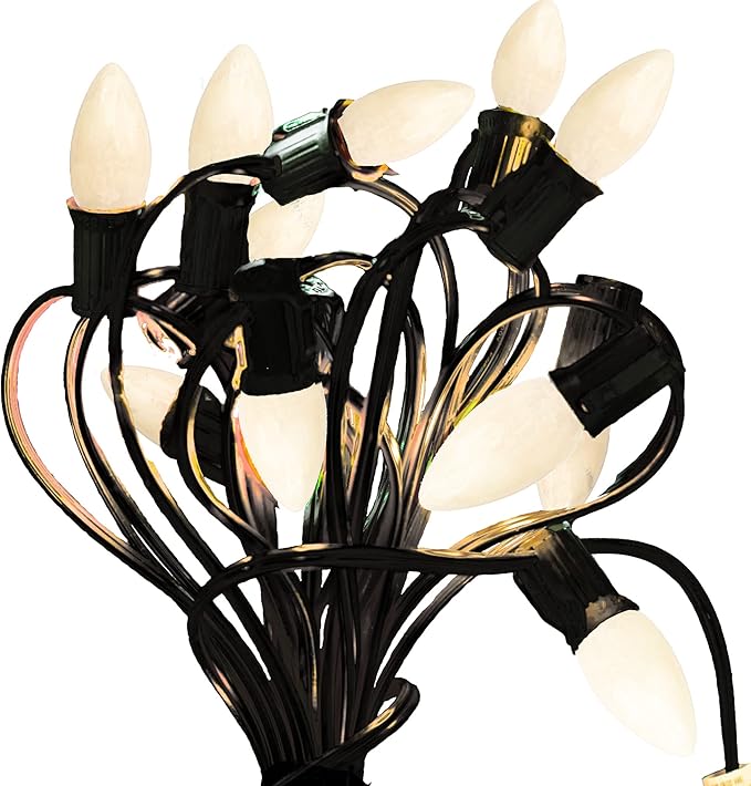 EST. LEE DISPLAY L D 1902 Indoor ＆ Outdoor String Light C9 Ceramic Christmas Steady Replacement Bulbs E17 Socket | Lumora