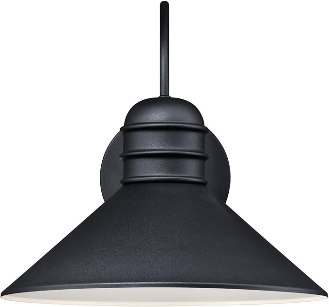 Westinghouse 6360800 Watts Creek One-Light, Textured Black Finish OUTDOOR WALL Fixture,