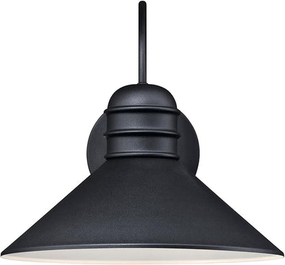Westinghouse 6360800 Watts Creek One-Light, Textured Black Finish OUTDOOR WALL Fixture,