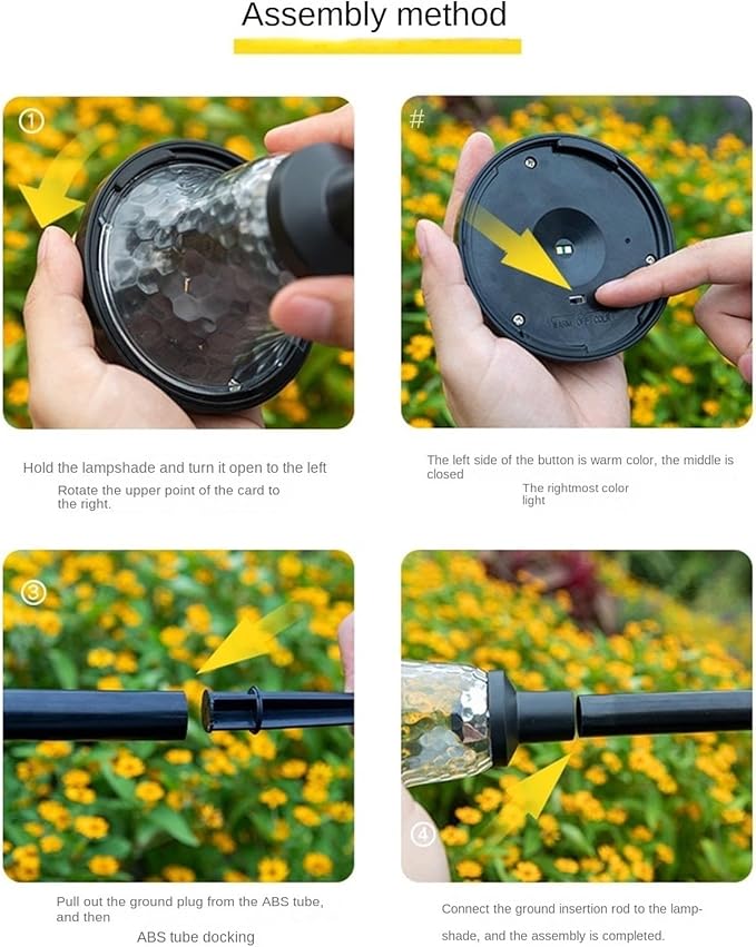 QUQUQ Solar Pathway Lights Bright Solar Path Lights Outside Waterproof Walkway Landscape Light Yard Patio Decor