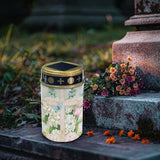 White Cross Solar Led Lights for Outside Waterproof Cemetery Solar Lights for Grave Cemetery Decor Candle Lamp | Lumora