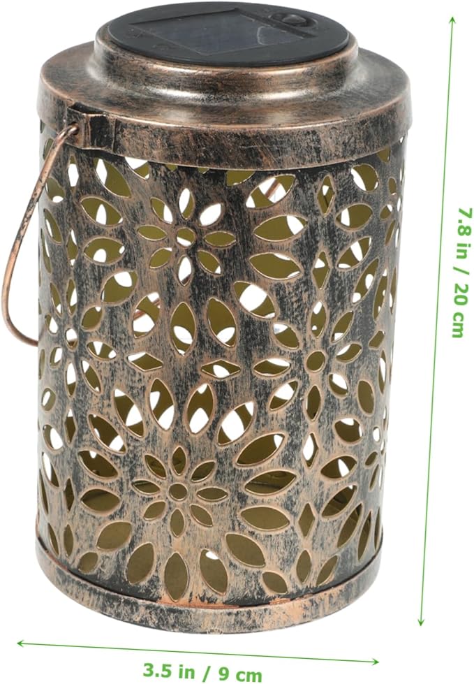LIFKOME Solar Hollowed Pendant Light Solar Energy Lamp for Outdoor Decor Delicate - Garden Figurine Light | Lumora