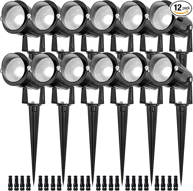 EAGLOD 5W Spot Lights Outdoor 5000K Daylight White Flag Pole Light 12V~24V AC/DC LED Landscape Spotlights | Lumora