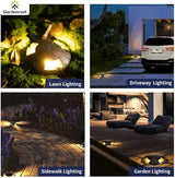 Gardenreet Landscape In Ground Well Lights - Brass Electric Ip65 Low Voltage Lights, 12V Wired - Outdoor Path Light | Lumora
