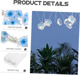 1set Led Battery Peach Blossom String Lights Flower Shaped Lamps Decorative Outdoor String Lamp for Garden Party | Lumora