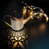 HUYIENO 2Pack Solar Garden Lights Outdoor Hanging Solar Lantern Watering Cans with Shepherd Hook for Patio Yard | Lumora