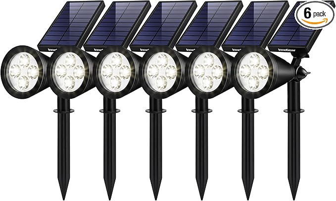InnoGear Solar Lights Outdoor Waterproof Solar Garden Light for Outside Yard Landscape Lighting Pathway Spot Lights | Lumora