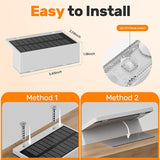 NIORSUN Solar Fence Lights,6 Pack Deck Light,Led Outdoor Lights Warm White + RGB Wall Lights Waterproof,Solar | Lumora
