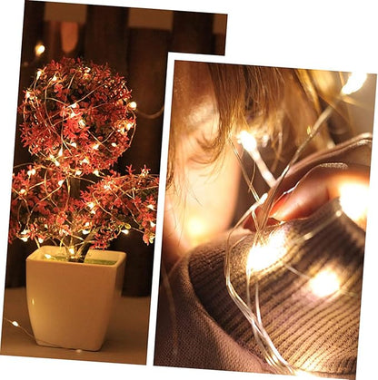 Remote Led Star String Lights with USB Charging Led Fairy Lights for Home Garden and Party Decoration Warm White