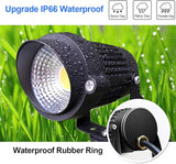 ZUCKEO Low Voltage Landscape Lights LED Landscape Lighting with Connectors, 10W 12V 24V Outdoor Spotlights | Lumora
